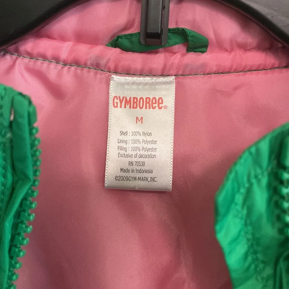 Gymboree green puffer vest